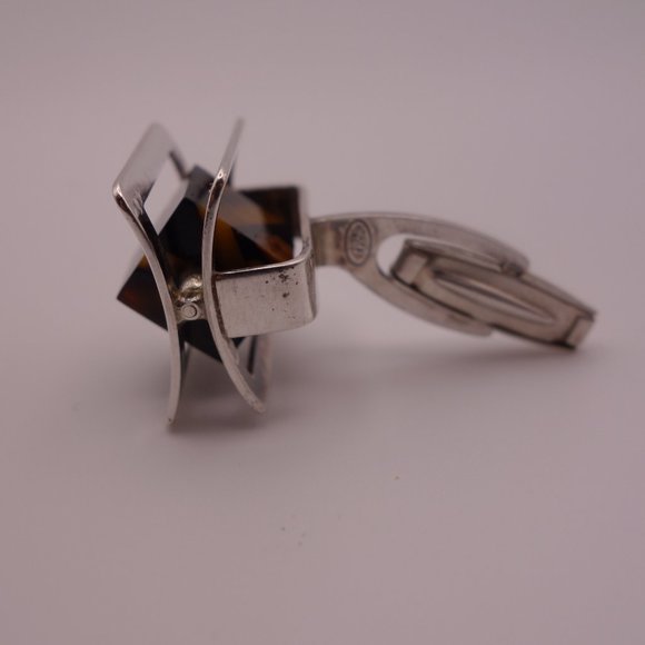 Sno of Sweden 925 Silver Cuff Links - Picture 11 of 16